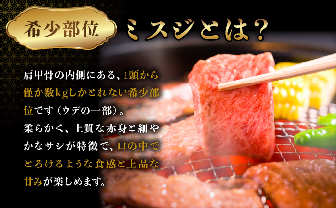 佐賀牛ミスジ焼肉【04bh-0022】