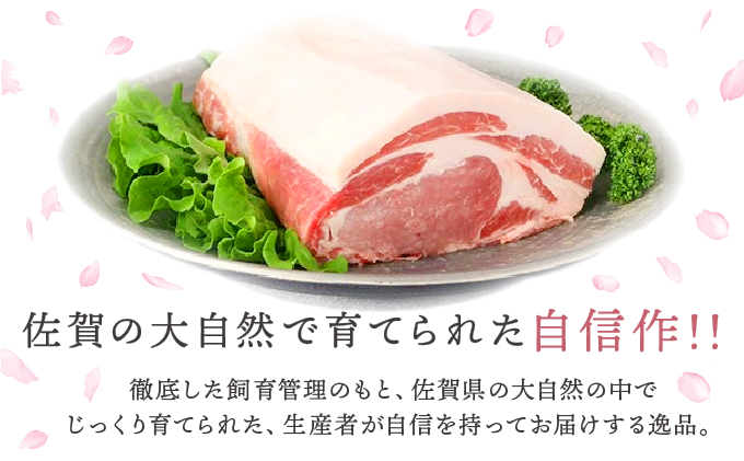 肥前さくらポークモモスライス2500ｇ【06ff-0022】