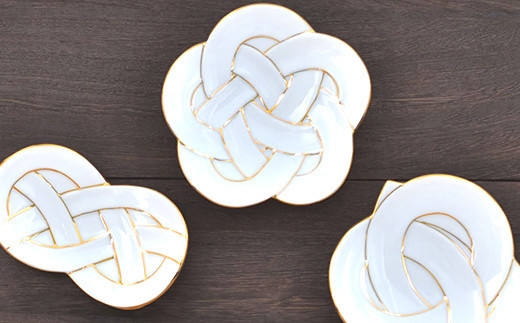 有田焼 金線結びセット