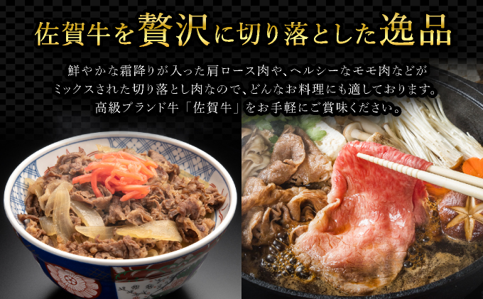 佐賀牛切り落とし500ｇ【06ff-0028】