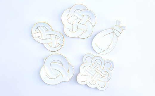 有田焼 金線結びセット