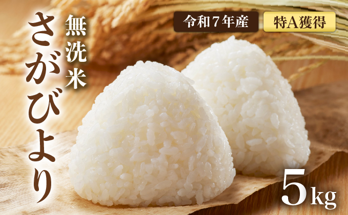 先行予約 [令和7年産] 特A評価 さがびより 無洗米 5kg 15ob-0003-202506