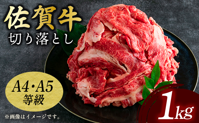 艶さし！【A4～A5】佐賀牛 切り落とし1kg (500g×2p)
