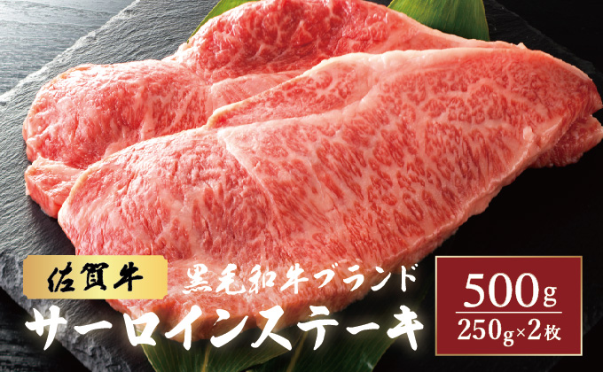 【佐賀牛サーロインステーキ】佐賀牛サーロインステーキ 500g (250g×2枚)