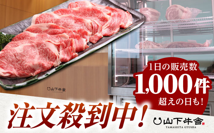 佐賀牛 A5 肩ロース スライス 500g（すき焼き用）【山下牛舎】 [HAD042]