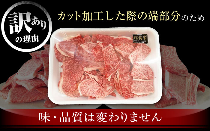 【訳あり】 佐賀牛 焼肉セット 500g 【山下牛舎】 [HAD165]