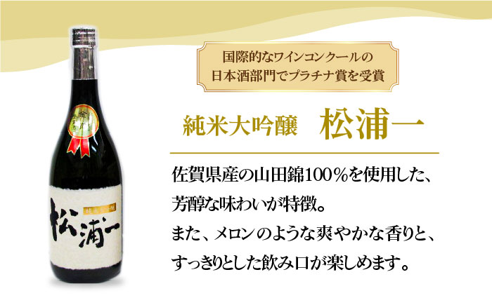 うまかばい松浦一セット（720ml×2本）【大串酒店】 [HAK007]日本酒