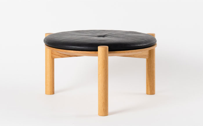 【受注生産】低座スツール（オーク/黒）【bookMt.】 [HBW004]雑貨 インテリア