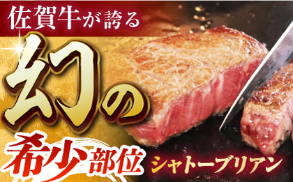 【全6回定期便】佐賀牛シャトーブリアン 毎月400g（200g×2パック）【がばいフーズ】 [HCS105]
