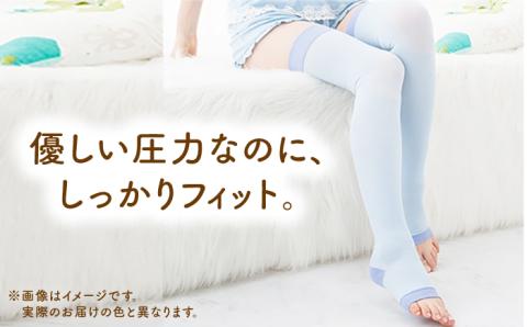 おやすみ着圧ソックス ＜クリーム＞3足セット【イイダ靴下株式会社】 [HBB011]靴下 ソックス