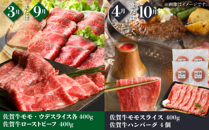 【全6回定期便】日常に贅沢をプラス バラエティ定期便【肉の三栄】 [HAA074] 牛肉