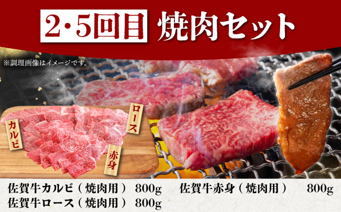 【全6回定期便】佐賀牛 極上定期【山下牛舎】 [HAD113] 牛肉