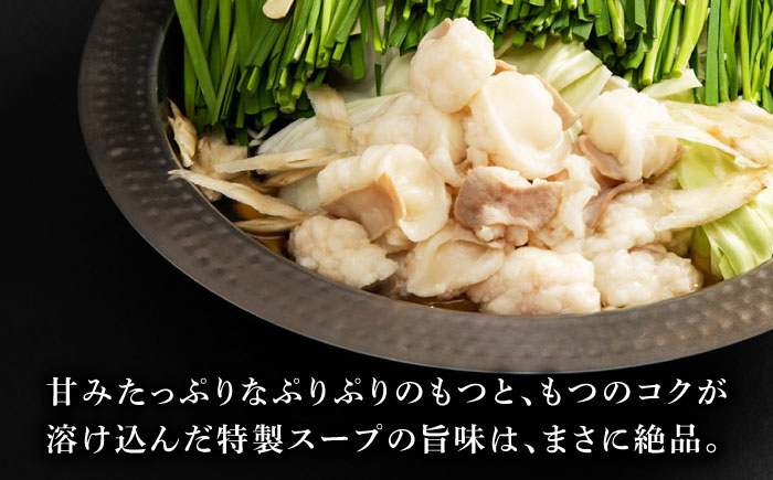 【全3回定期便】佐賀県産黒毛和牛 もつ鍋セット 2～3人前【山下牛舎】 [HAD140] 牛肉