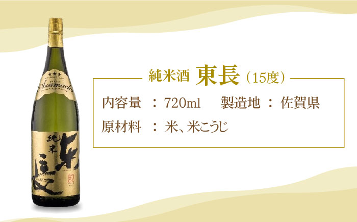 純米東長・辛口純米松浦一720mlセット【大串酒店】 [HAK018]日本酒