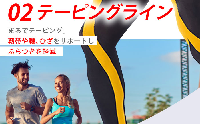 【3Lサイズ】Runtage スポーツタイツ アスリートランナーPRO version2 十分丈＜ブルー＞【イイダ靴下株式会社】 [HBB008]靴下 ソックス