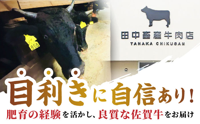 【12/15入金まで年内発送】【2度の農林水産大臣賞】佐賀牛 肩ロース スライス 300g【田中畜産牛肉店】 [HBH001]