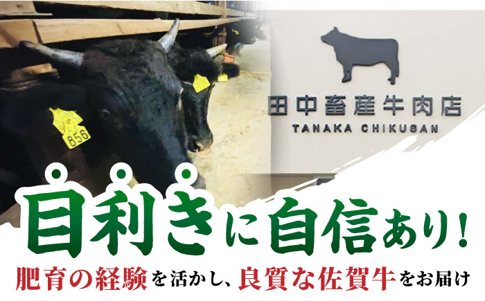 【全3回定期便】佐賀牛 肩ロース スライス 500g【田中畜産牛肉店】 [HBH012]