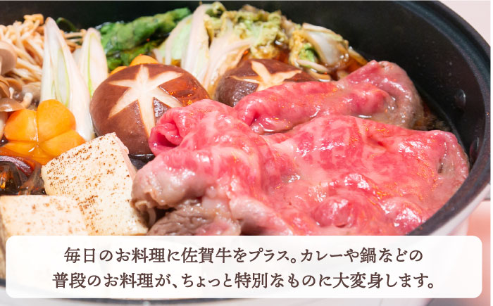 【全3回定期便】佐賀牛 ロース 切り落とし 450g【田中畜産牛肉店】 [HBH066]