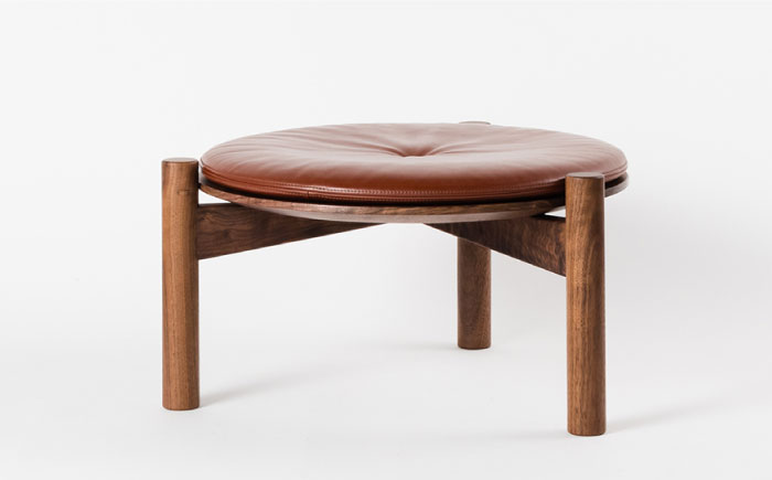 【受注生産】低座スツール（ウォールナット/赤茶）【bookMt.】 [HBW001]飲料 お茶