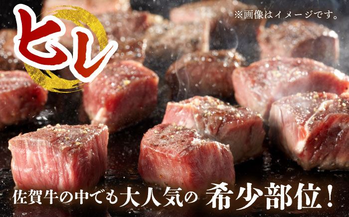 【全12回定期便】佐賀牛 赤身満喫コース（ヒレ・赤身ステーキ・赤身スライス）総計2.8kg 【がばいフーズ】 [HCS120]