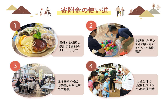 【未来の笑顔を育む】 佐賀県江北町 子ども食堂 支援金 1,000円 【江北町女性ネットワークの会】 [HDJ001]