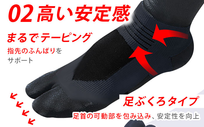 【25-27cm】Runtage 着圧ゴルフソックス アスリートラウンドPRO Ver.2＜レッド＞【イイダ靴下株式会社】 [HBB040]靴下 ソックス