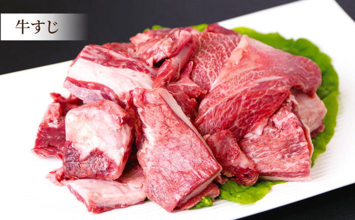 佐賀牛 おうちごはんセットB（切り落とし 1kg・ミンチ 600g・牛すじ 600g）【山下牛舎】 [HAD124]