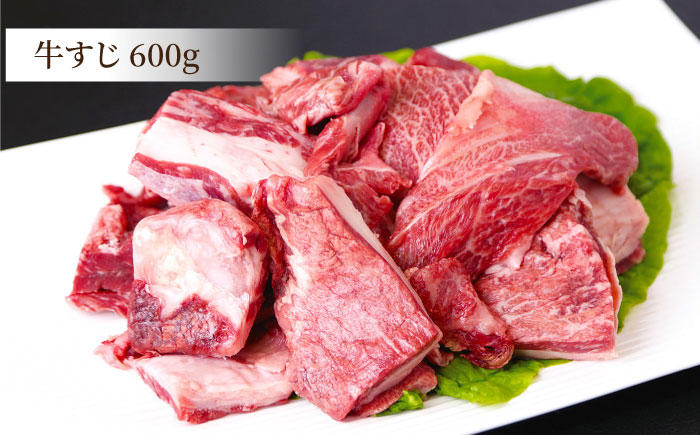 【全6回定期便】佐賀牛 おうちごはんセットB（切り落とし 1kg・ミンチ 600g・牛すじ 600g）【山下牛舎】 [HAD126]