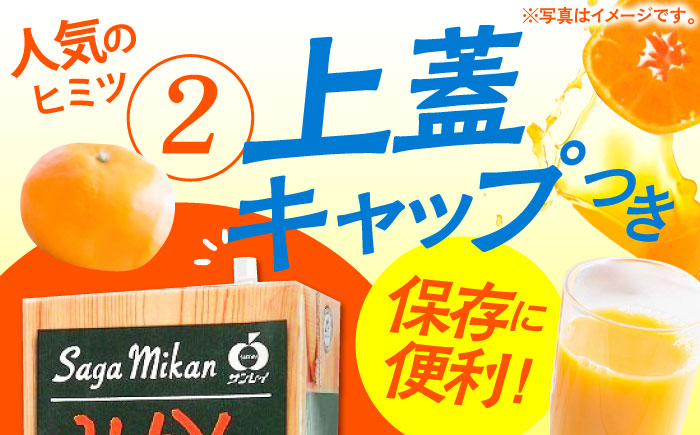 ＜全12回定期便＞ 【佐賀県産温州みかん使用】さがみかん100　総計72本（1L×6本）【JAさが 杵島支所】みかん 果汁100% 濃縮還元 [HAM042]