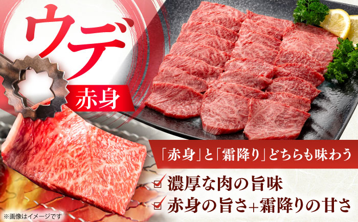 佐賀牛 ウデ焼肉用 約400g 【JAさが 杵島支所】 [HAM096]