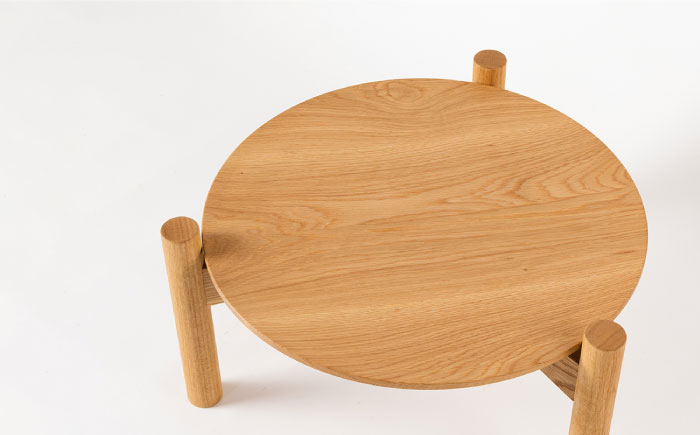 【受注生産】低座スツール（オーク/赤茶）【bookMt.】 [HBW002]飲料 お茶