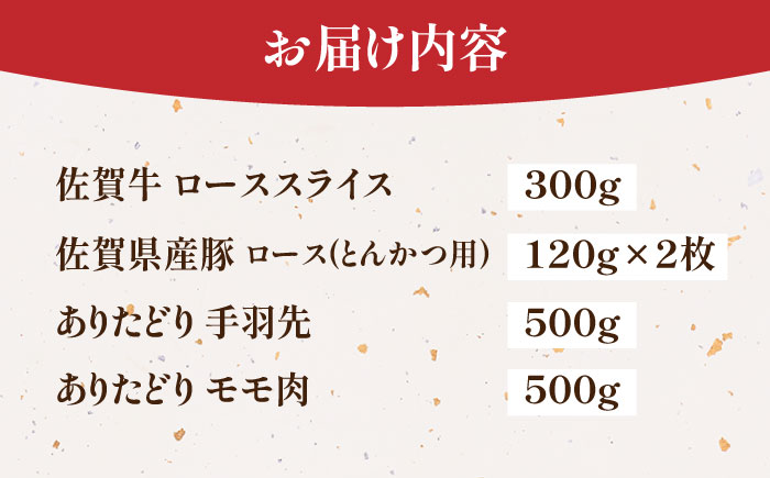 牛・豚・鶏 お楽しみセット 計1.5kg 【肉の三栄】 牛肉 豚肉 鶏肉 [HAA146]