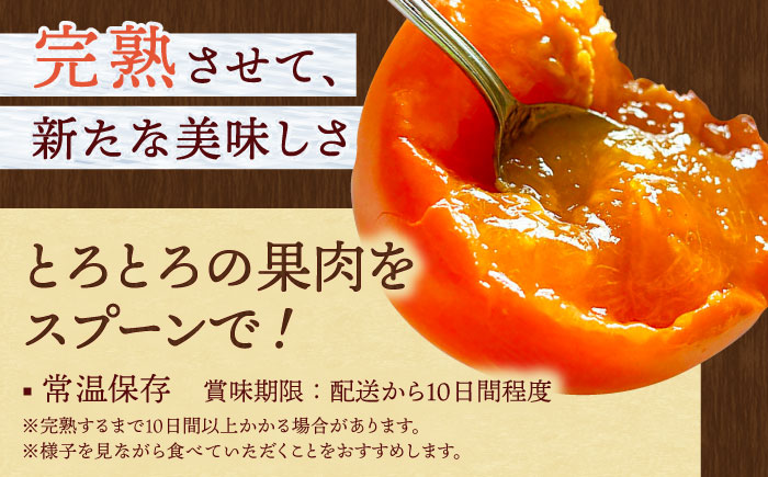 【10月下旬～11月下旬発送】種なし柿 太月・渋抜き柿 3kg【小林農園】 [HAX001]