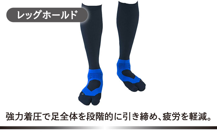 【27-29cm】【3色セット】Runtage 着圧ゴルフソックス アスリートラウンドPRO Ver.2【イイダ靴下株式会社】 [HBB019]靴下 ソックス