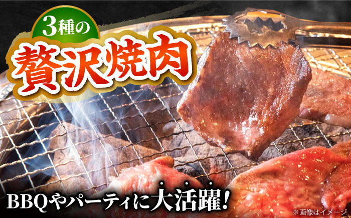 【全6回定期便】佐賀牛 プレミアム焼肉盛り合わせ 900g（300g×3種）【田中畜産牛肉店】 [HBH042] 牛肉
