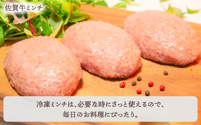 【全3回定期便】佐賀牛 スライス・ミンチ セット（各500g）【田中畜産牛肉店】 [HBH107] 牛肉