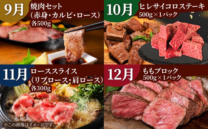 【全12回定期便】佐賀牛 贅沢コース＜極み＞【田中畜産牛肉店】[HBH135] 牛肉