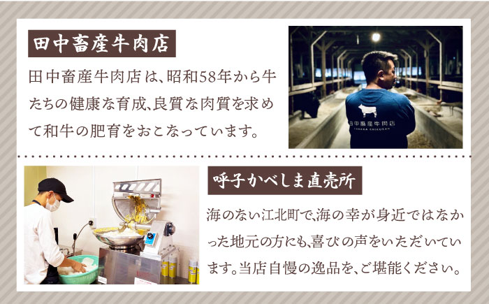 佐賀牛ステーキ・いかしゅうまいセット【田中畜産牛肉店・呼子かべしま直売所】 [HZY001] 牛肉