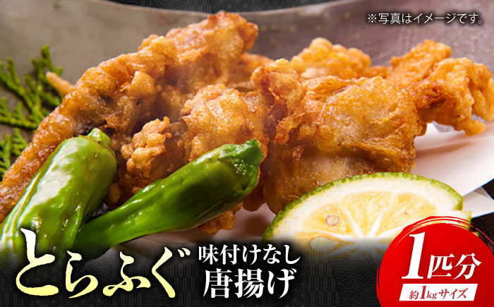 【年内発送】【泳ぐ・とらふぐ】唐揚げ（味付なし）1匹分 [HAB004] 水産物