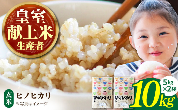 【先行予約】令和6年産 ヒノヒカリ 玄米 10kg（5kg×2）【かづやの農園】 [HAP014]