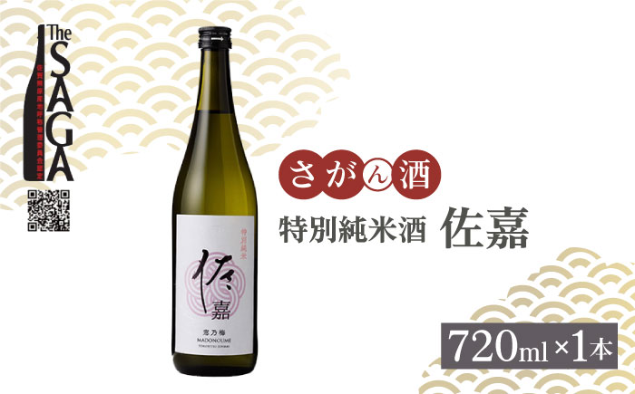 佐嘉 特別純米酒 720mL×1本【白木酒店】 [HAQ032]日本酒