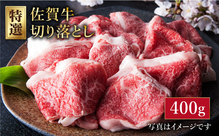 [特選]佐賀牛 切り落とし(約400g)[肉の三栄] 