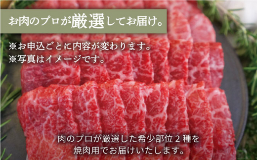 【牧場直送】佐賀牛  焼肉用 食べ比べセット（希少部位2種） 600g（150g×4パック）【有限会社セントラル牧場】牛肉 [IAH065]