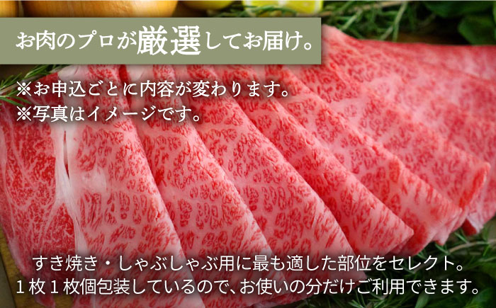 【牧場直送】【12回定期便】佐賀牛 すきやき・しゃぶしゃぶ用スライス 1kg（500g×2パック）ロース・モモ・バラ【有限会社佐賀セントラル牧場】肉 [IAH173]