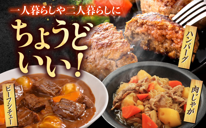 【3回定期便】肉ざんまい定期便 一人暮らし 少量 【川崎畜産】牛肉 [IAX047]