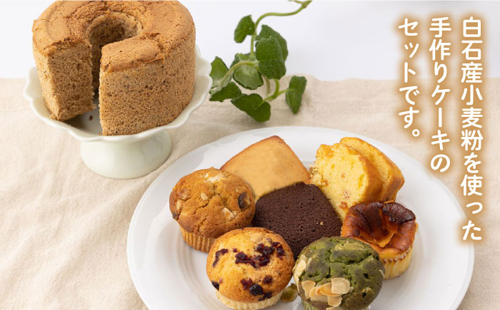 【スイーツ食べ比べ】ケーキ8種 詰合せ【佐賀西部コロニー白石作業所】洋菓子 [ICL007]