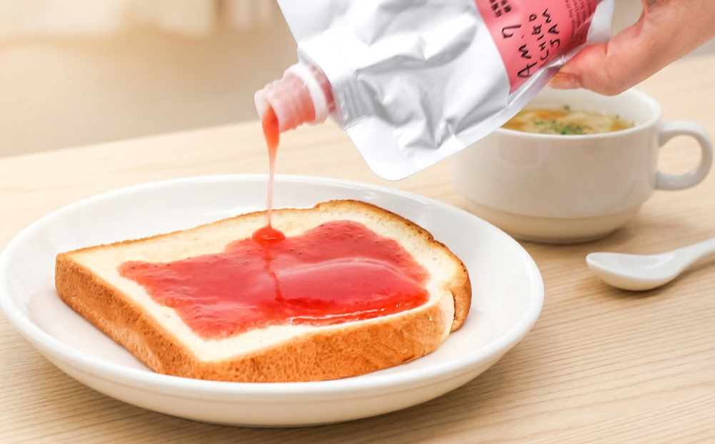 【スピード配送】佐賀県産いちご使用！いちごジャム 150ml×2パック【8/12ICHIGOFARM】苺 イチゴ ジャム 加工品 朝食 トースト パウチ ギフト [IBR005]