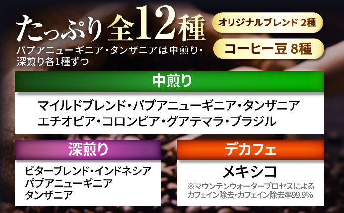 【12種類飲み比べ】自家焙煎珈琲 ドリップバッグ 12袋入り【goen】コーヒー [IBZ001]