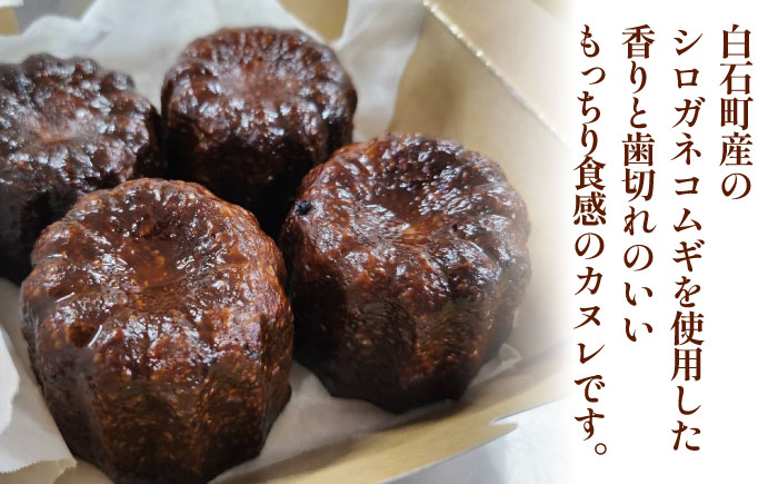 シロガネコムギ香る カヌレ 【ドライブイン館】洋菓子 [ICZ002]