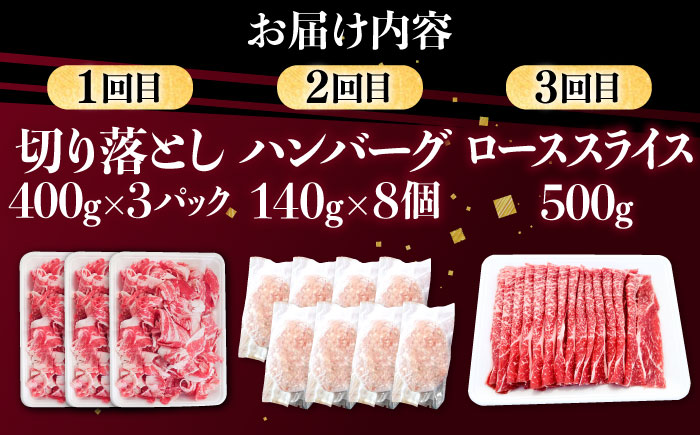 【6回定期便】肉ざんまい定期便 一人暮らし 少量 【川崎畜産】牛肉 [IAX049]